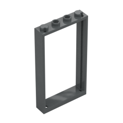 Door, Frame 1 x 4 x 6 with 2 Holes on Top and Bottom - Pack of 10