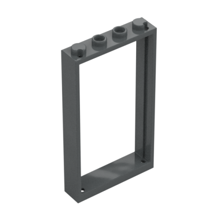 Door, Frame 1 x 4 x 6 with 2 Holes on Top and Bottom - Pack of 10